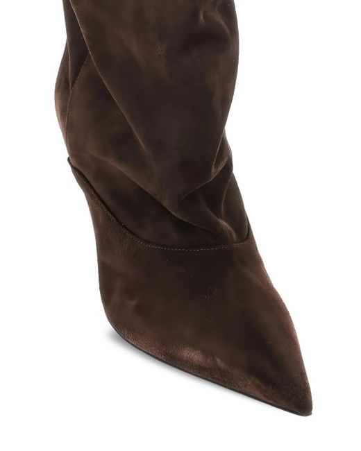 Paris Texas Brown Ines 75Mm Knee High Boots