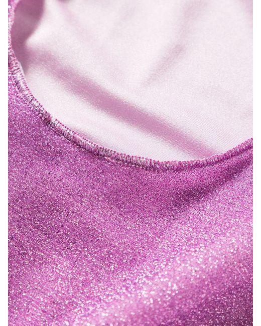 Costume da bagno Lumière in lurex di Oseree in Purple