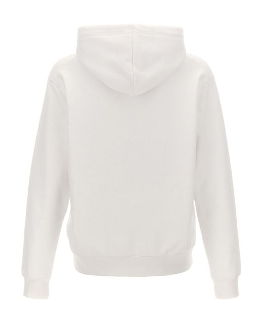 Felpa Con Cappuccio di DSquared² in White da Uomo