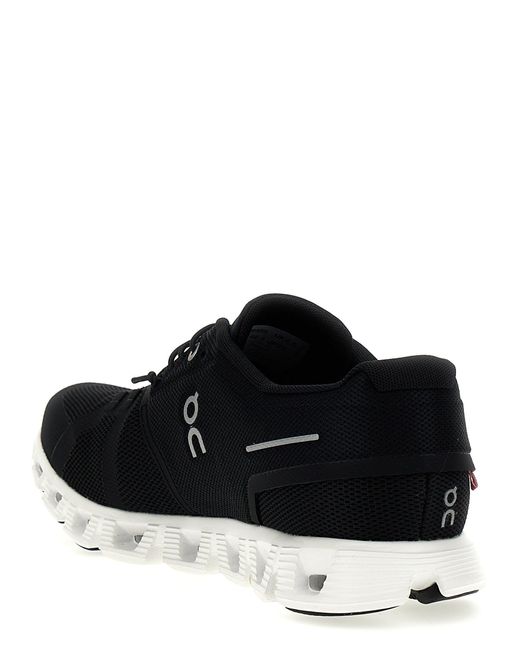 On Shoes Black Cloud 5 Sneakers for men