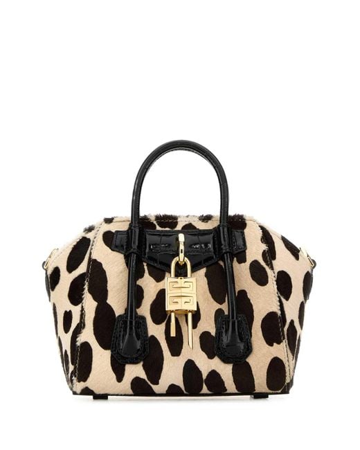 Givenchy Black Antigona Lock Toy Handbag