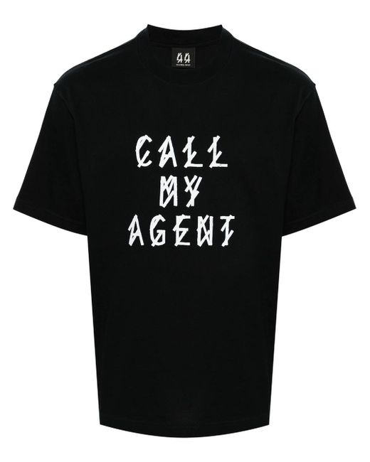 44 Label Group Black Agent T-shirt for men