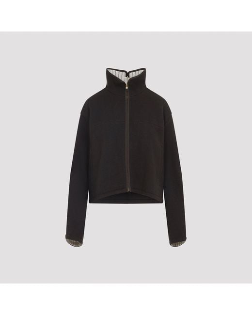 Carven Black Jackets Brown