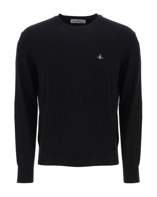 Vivienne Westwood Black Organic Cotton And Cashmere Sweater for men