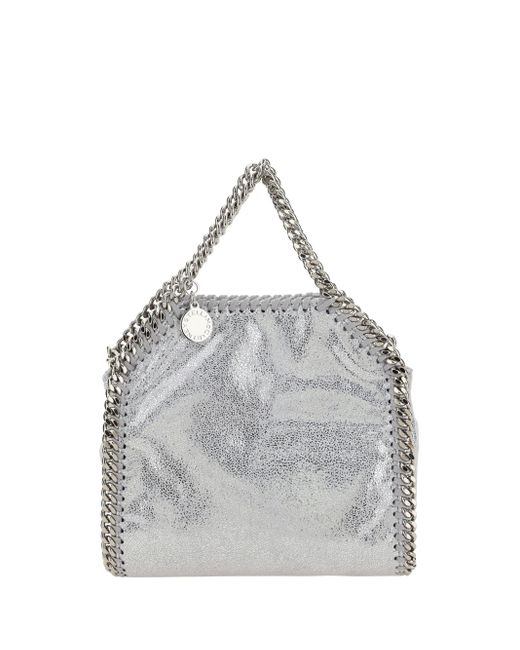 Stella McCartney Tiny Tote Eco Shiny in Grey Lyst UK