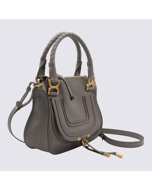 Chloé Gray Marcie Top Handle Bag