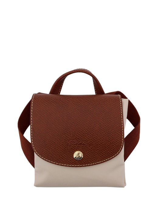 Longchamp Brown Backpack Le Pliage