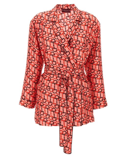 Gucci Red Belt Shirt