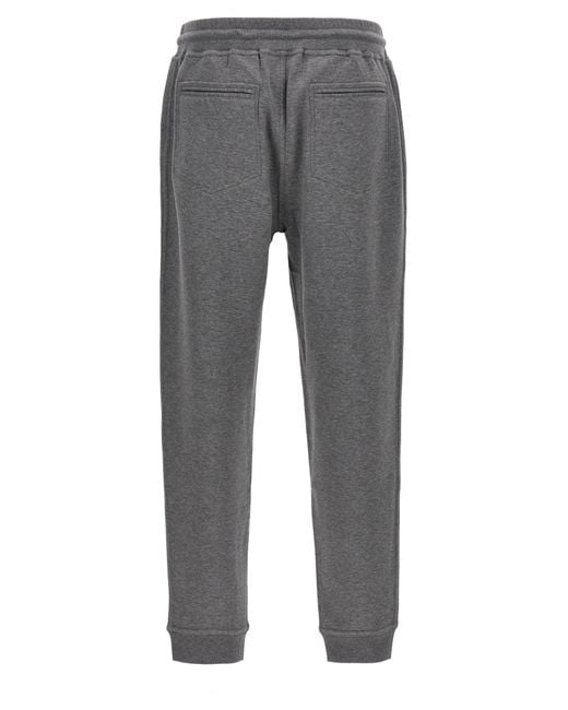 Brunello Cucinelli Gray Cotton Blend Joggers for men