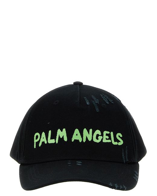 Seasonal Logo Cappelli Nero di Palm Angels in Black da Uomo