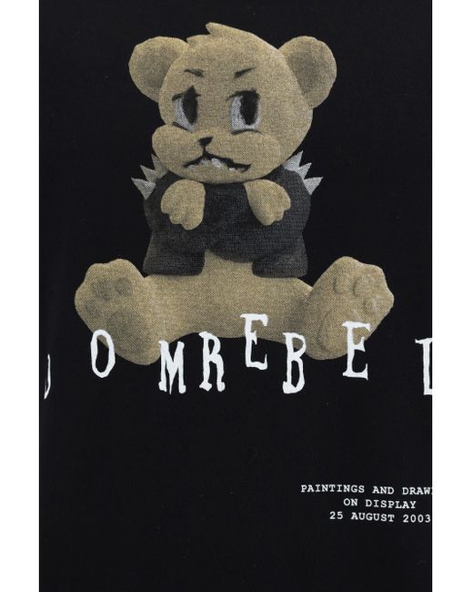 Grumpy T-Shirt di DOMREBEL in Black da Uomo