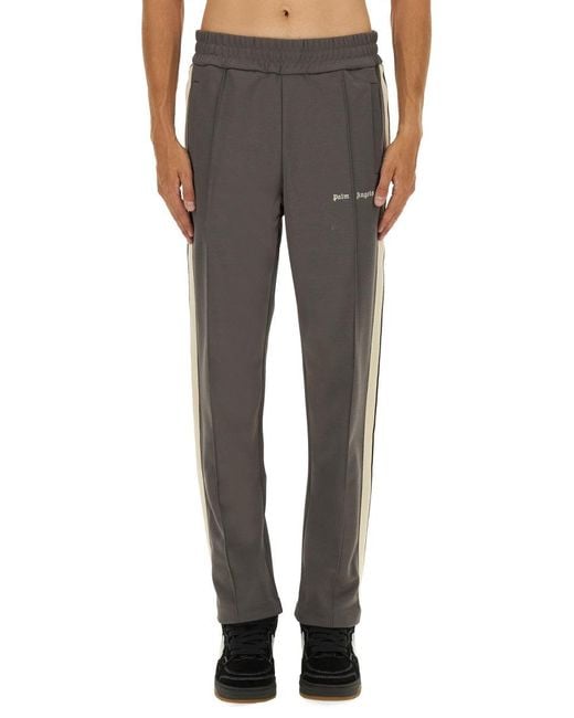 Palm Angels Gray Relaxed Fit Jogger Pants for men