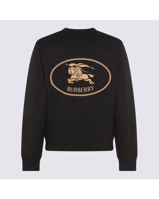 Sweaters Blacks And Greys-Uomo di Burberry da Uomo