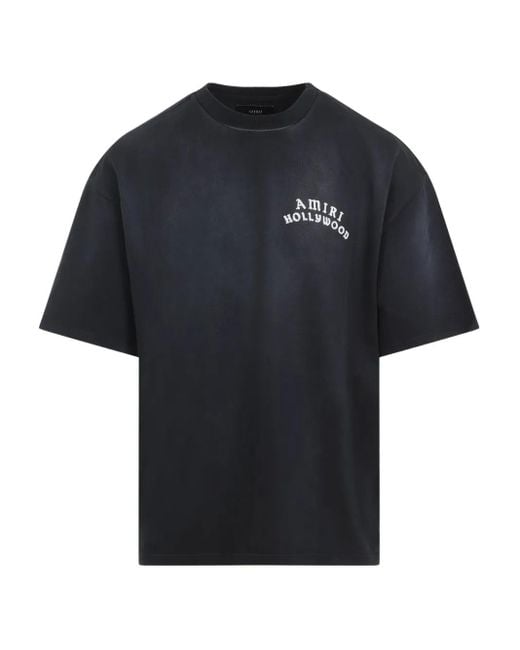 T-Shirt Hollywood-Uomo di Amiri in Black da Uomo