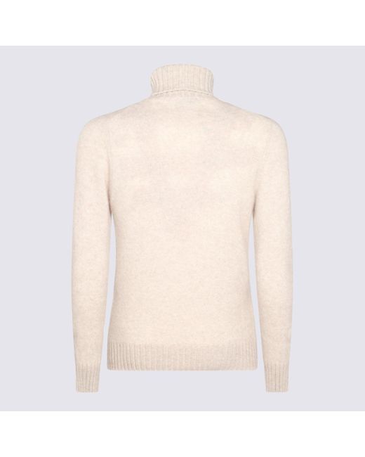 Sweaters Greggio-Uomo di Piacenza Cashmere in Natural da Uomo