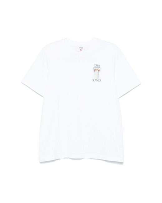 T-Shirts di Casablanca in White da Uomo