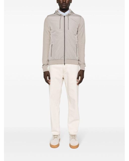 Herno White Nylon And Cotton Blouson Jacket for men