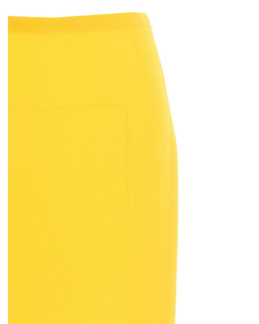 Cady Long Skirt Gonne Giallo di Valentino Garavani in Yellow