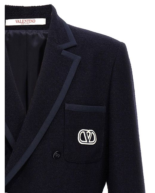 Valentino Garavani Blue Vlogo Signature Jackets for men