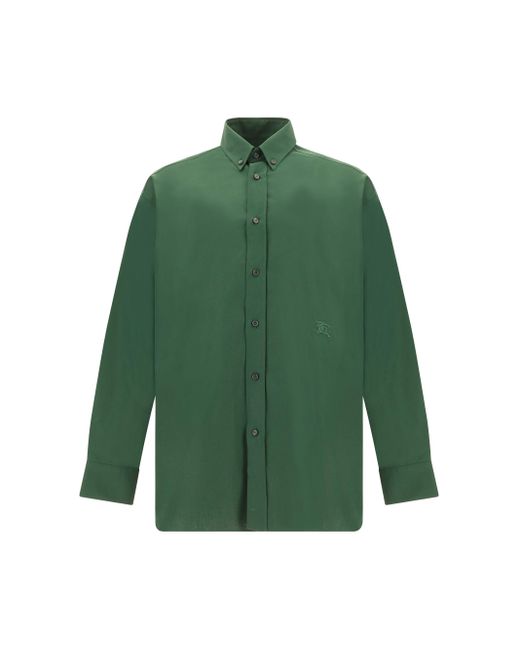 Camicia Casual di Burberry in Green da Uomo