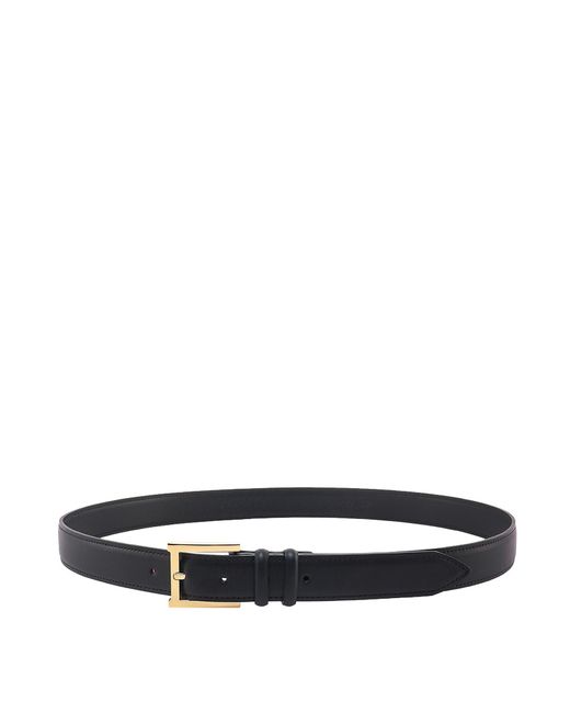 Orciani White Leather Belt for men