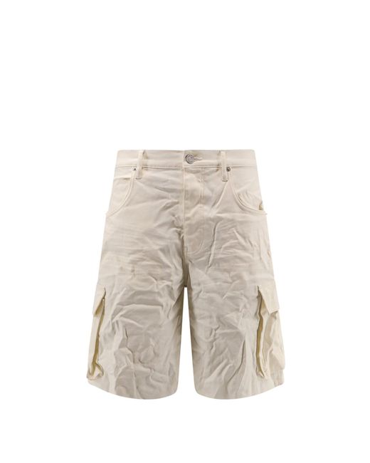 Purple Brand White Loose Baggy Cargo for men