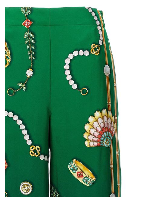 La Boite A Bijoux Pantaloni Verde di Casablancabrand in Green