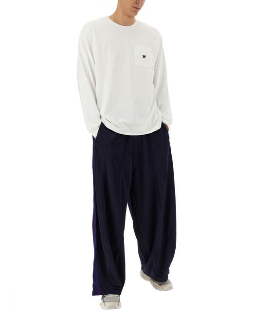 T-Shirt With Logo-Uomo di Needles in White da Uomo