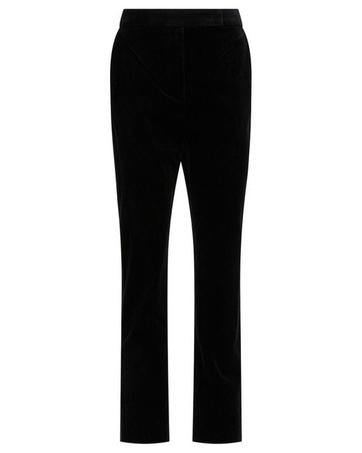 Max Mara Black Velvet Pants