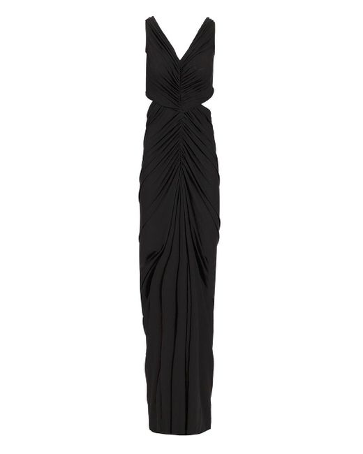 Rick Owens Black Poppy Gown