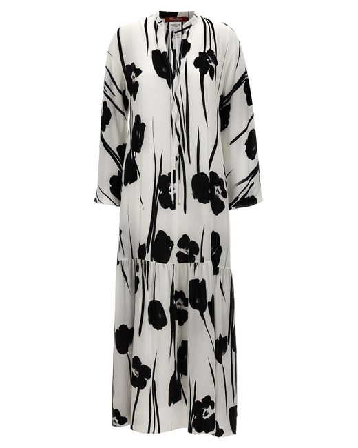 Max Mara White 'Eles' Dress