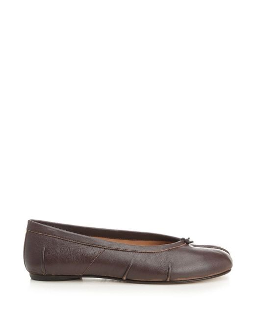 Maison Margiela Brown Tabi New Scarpe Basse