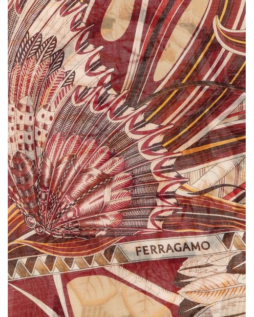 Ferragamo Multicolor Giada Scarves And Foulards