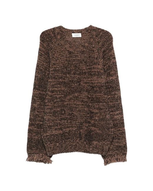 Laneus Brown Sweaters for men