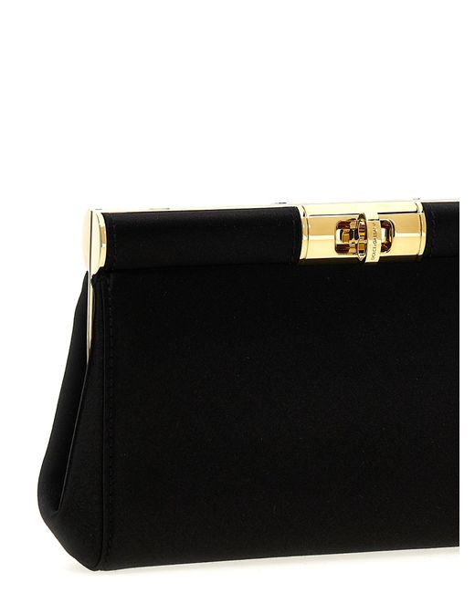 Dolce & Gabbana White 'Marlene' Small Shoulder Bag