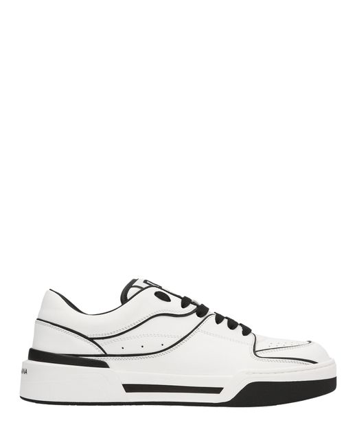 New Roma Sneakers Bianco/Nero di Dolce & Gabbana in White da Uomo