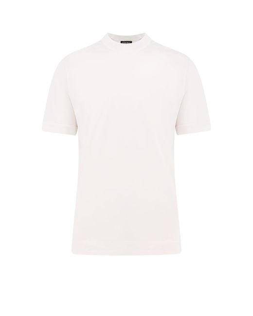 Zegna White Leggerissimo T-Shirt for men