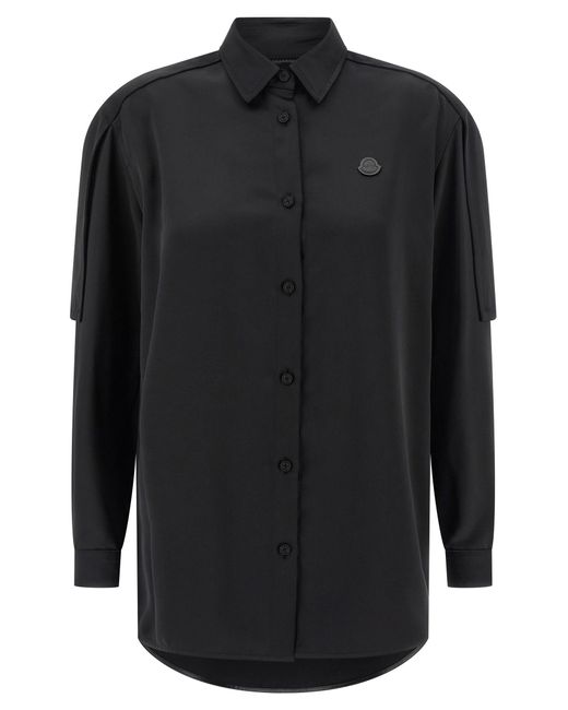 Camicia Moncler X Edward Enninful di Moncler Genius in Black