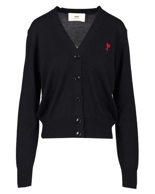 AMI Black Adc Knitwear