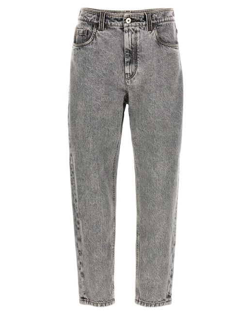 Brunello Cucinelli Gray The Baggy Jeans