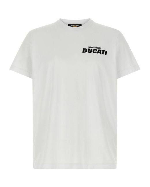 DSquared² White X Ducati for men