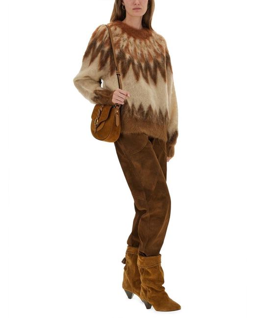 Jersey "Natania"-Donna di Isabel Marant in Brown