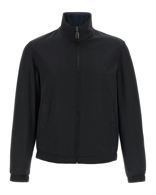 Brioni Black Reversible Blouson for men