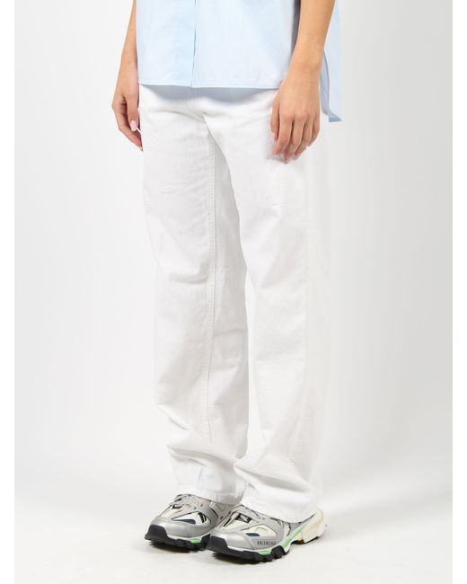 Haikure White Bonnie Twill Jeans