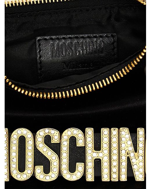 Moschino Black Logo Handbag Hand Bags