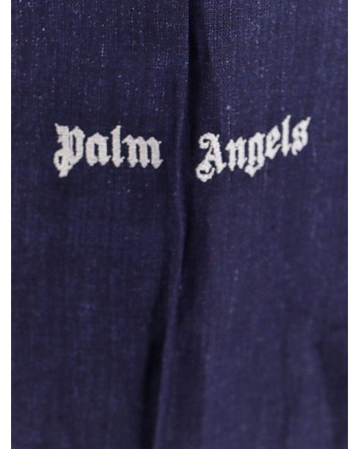 Palm Angels Blue Trouser for men