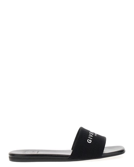 Givenchy Black '4G' Slides