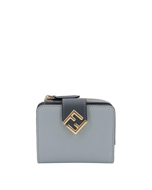 Fendi Blue Wallet