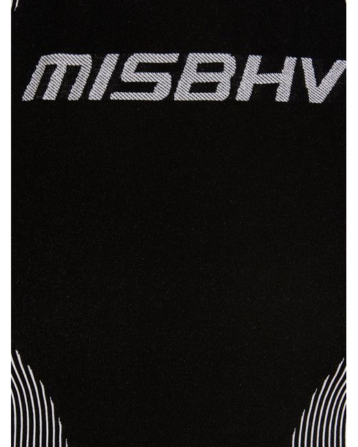 'Sport' Top Bianco/nero di M I S B H V in Black da Uomo