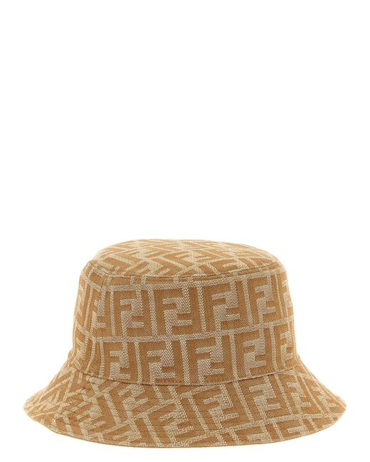 Fendi Natural Reversible Bucket Hat